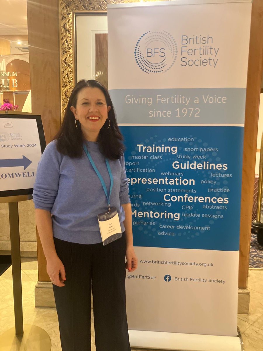 Today it was the turn of our Trustee ⁦@anyasizer⁩ to speak at the ⁦<a href="/BritFertSoc/">BritFertSoc</a>⁩ annual study week - one of a number of members of our team to speak at this important annual event