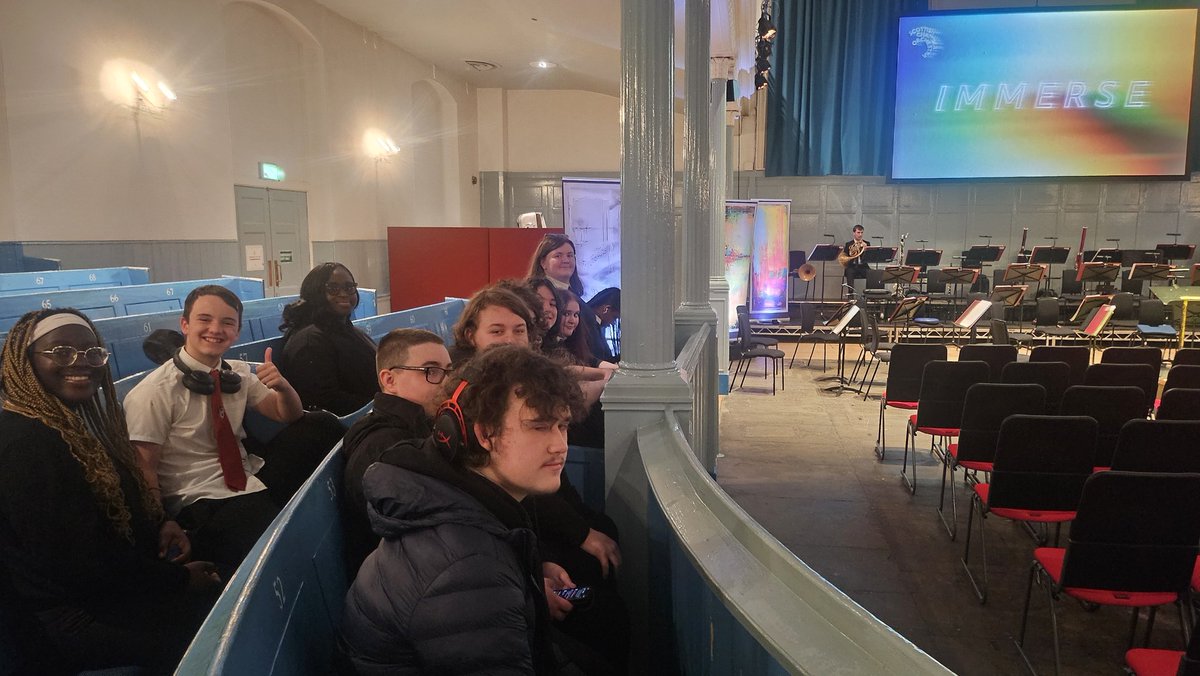 A great afternoon with <a href="/SCOmusic/">Scottish Chamber Orchestra</a> at <a href="/queens_hall/">The Queen's Hall</a> for 2024 Immerse. Wonderful to see <a href="/JayCapperauld/">Jay Capperauld</a> &amp; hear colours again as told through an artist <a href="/KirstyM_Art/">Kirsty Matheson Art</a> eyes. The <a href="/CastlebraeCCC/">Castlebrae</a> students were also delighted to see they made the Creative Learning Programme leaflet 😍 #famous