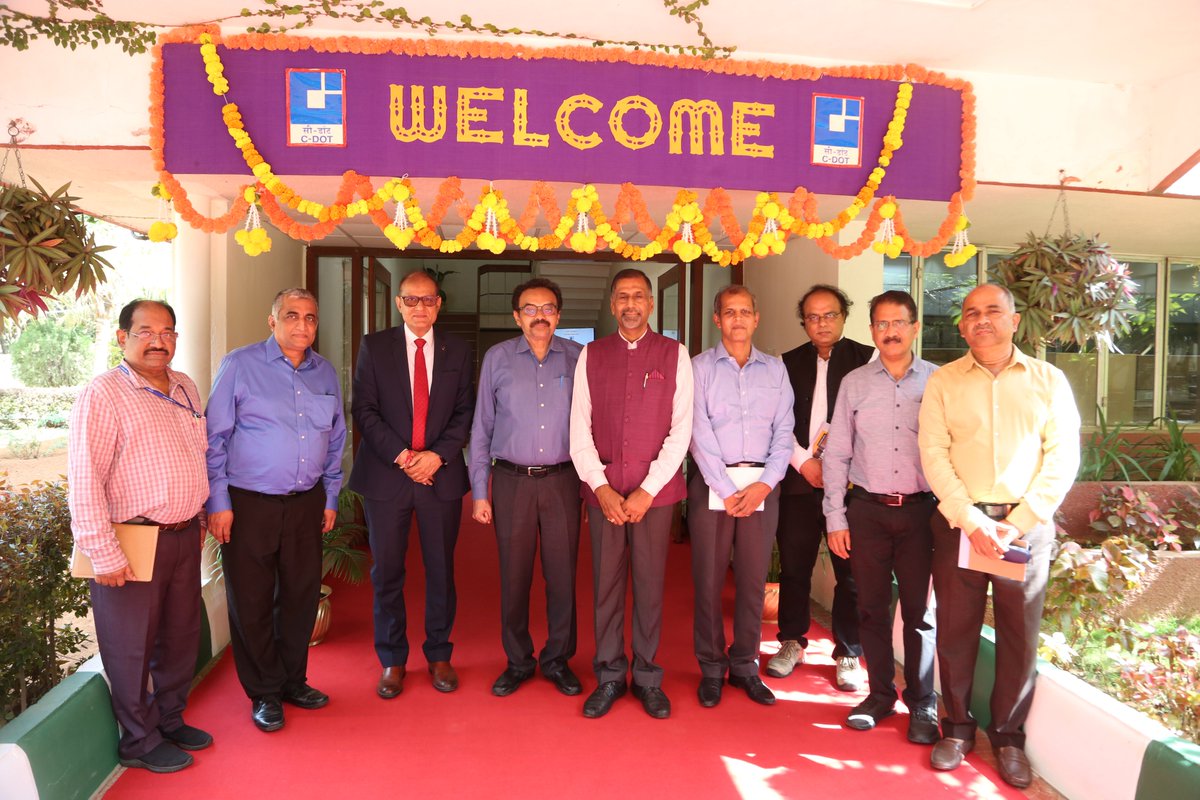 CDOT_India's tweet photo. It was an honor to have Shri. Rohit Sharma, Member (S), DCC, @DOT_India , at our @CDOT_India Bengaluru campus.

We showcased our #indigenous #innovations across various high-tech labs, including #5G | #4G RAN, core routers and Network Management System —highlighting the cutting-edge advancements in #telecom technology.

This visit further solidified our commitment to India's #DigitalTransformation through homegrown telecom solutions, driving the future of #5G and #4G connectivity.

@pib_comm @DoT_India @JM_Scindia @PemmasaniOnX @neerajmittalias @rkupadhyay

#TelecomInnovation #DigitalIndia #MakeInIndia #Telecommunications #CDOTIndia #FutureOfTelecom #TechForIndia