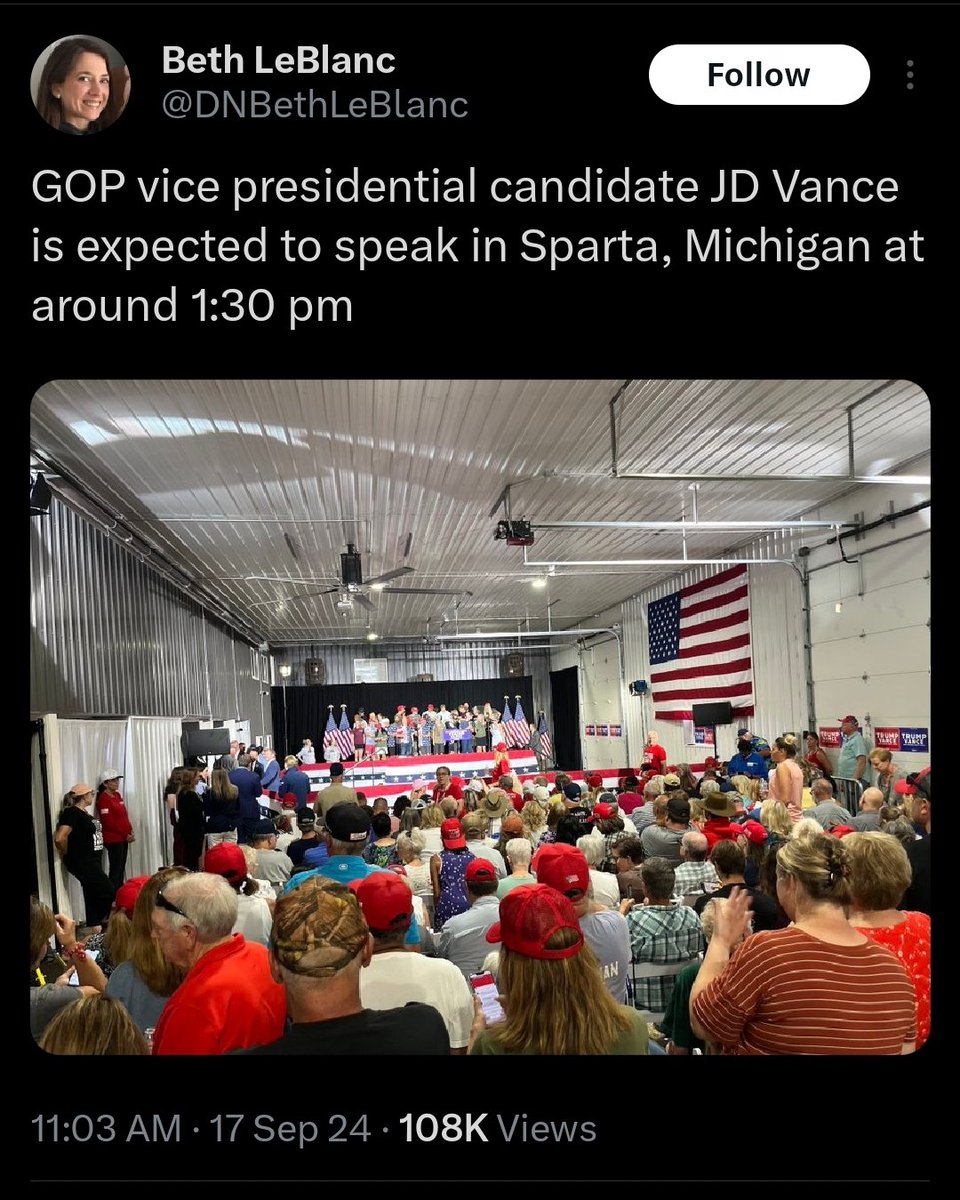 theliamnissan's tweet photo. Nobody can pack a two car garage quite like JD Vance https://t.co/ZGxon4NDMT