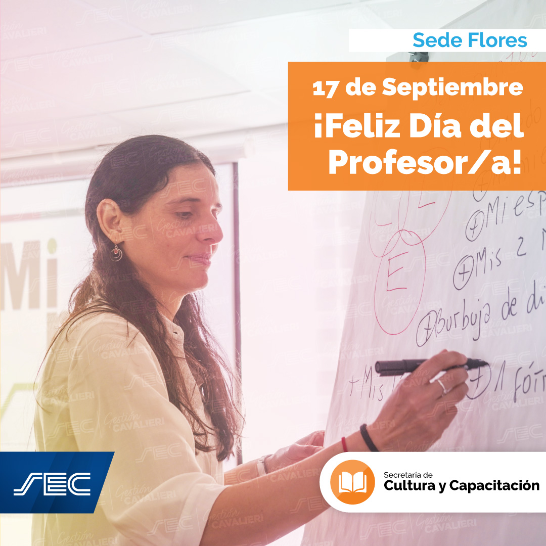 📅17 de septiembre: Día del Profesor/a

Hoy festejamos a nivel nacional el Día del Profesor. Esta fecha tiene como objetivo conmemorar a José Manuel Estrada, un referente de la docencia en nuestro país.

¡Feliz día! 💙

#SoyComercio #SoySEC