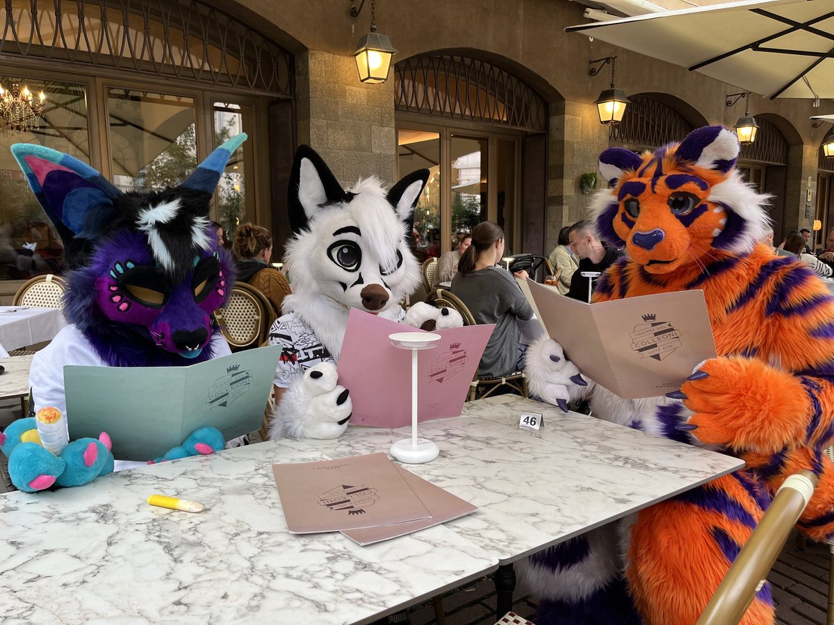 Wyle ๐ฎ๐น (@whoyouleastexp_) on Twitter photo Hey, have you chosen what to order? ๐
I am hungry! ๐คค
๐พ <a href="/JollyTiger2/">Jolly The Tiger</a> & Ryu
๐ท <a href="/KSquiffy/">Kay Squiffy</a>
#furry #furryfandom #fursuit #fursuiter Hey, have you chosen what to order? ๐
I am hungry! ๐คค
๐พ <a href="/JollyTiger2/">Jolly The Tiger</a> & Ryu
๐ท <a href="/KSquiffy/">Kay Squiffy</a>
#furry #furryfandom #fursuit #fursuiter