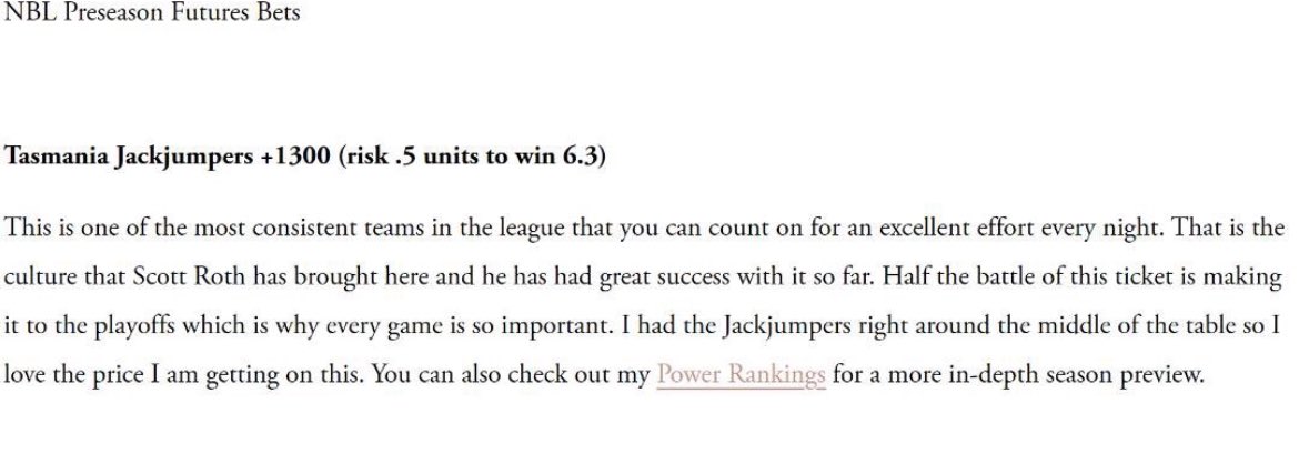 StackunitsNBL's tweet image. Don’t forget I had the winner before the season started last year. Will be dropping futures, power rankings and round 1 bets before tip off this week. Stay dialed #NBL25 #NBL