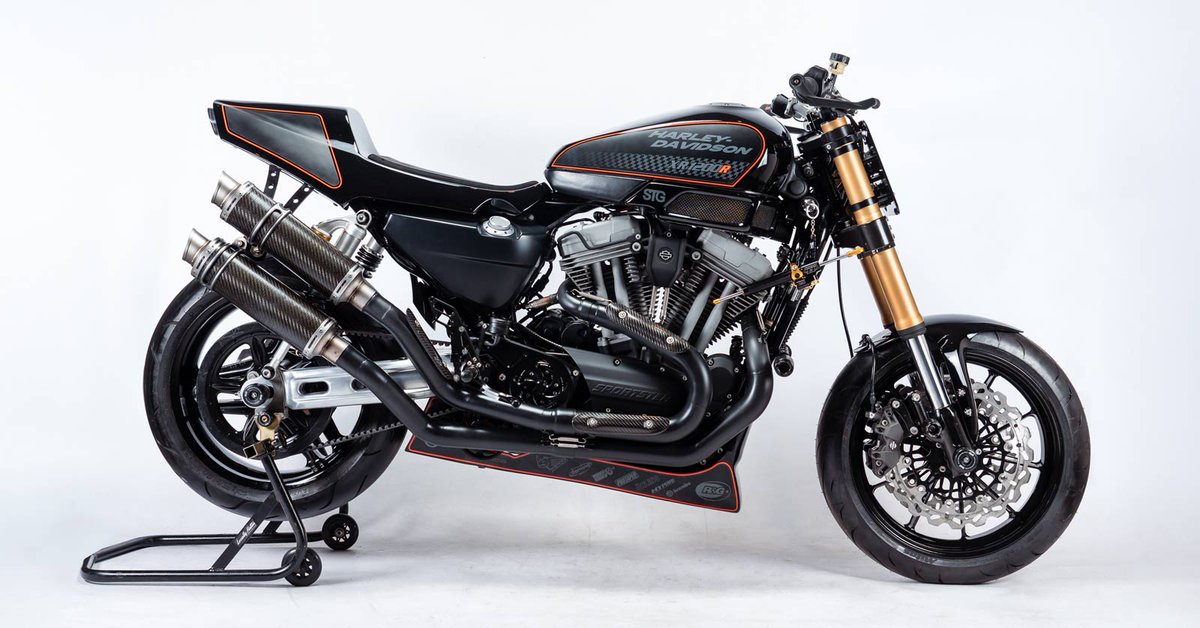 Xtra Rowdy: STG Tracker’s custom Harley XR1200: Released in 2008, the Harley-Davidson XR1200 should have been a big hit for The Motor Co.; an athletic Sportster fashioned after the iconic XR750 flat tracker. But it never quite… bikeexif.com/custom-harley-… qr.net/5zyj