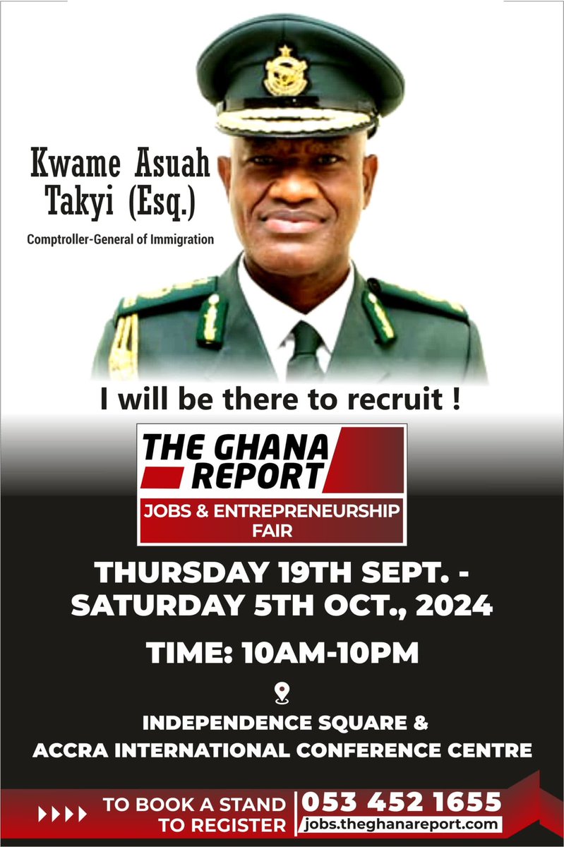 #GhanaJobsFair 
#YouthEntrepreneurship2024