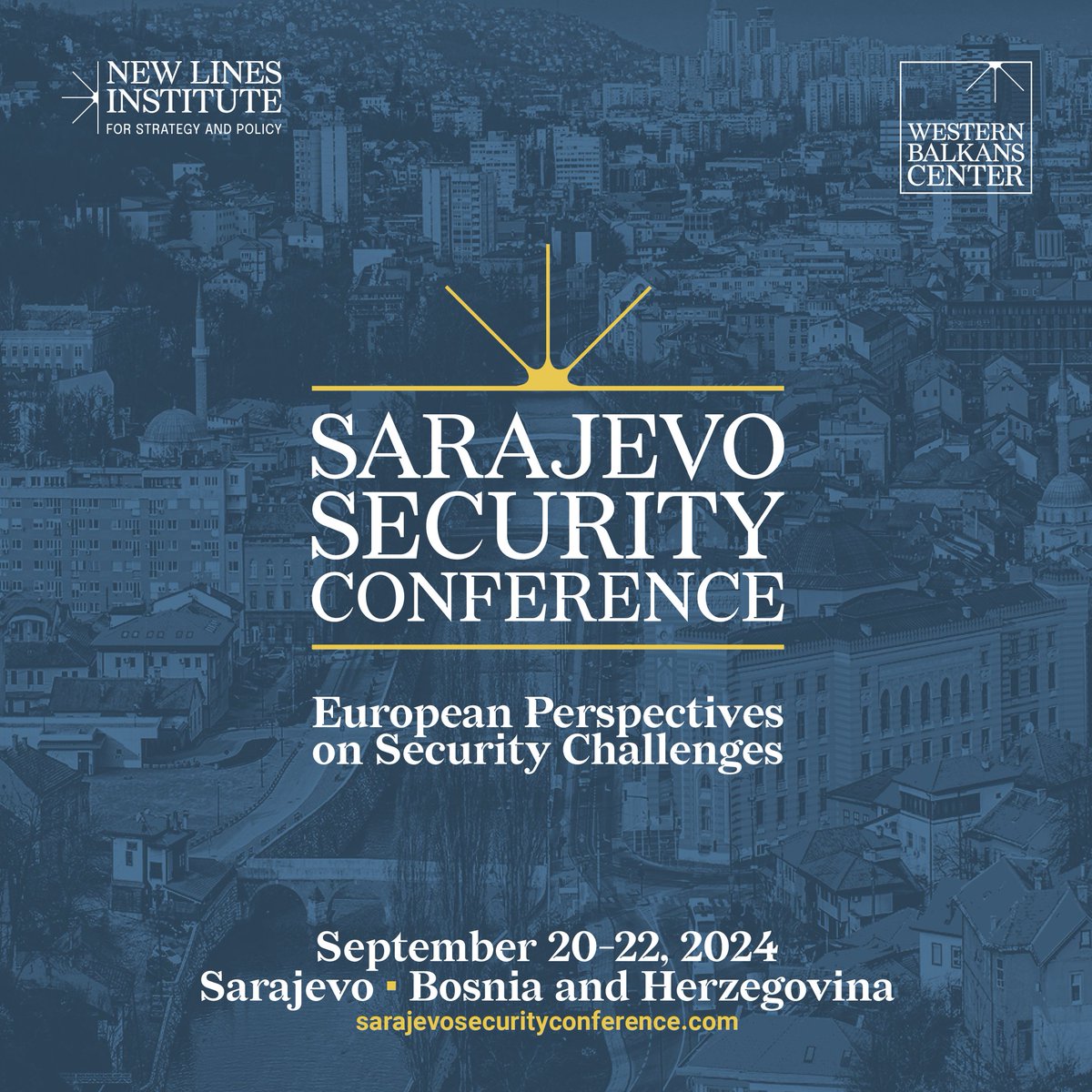 🌍 This week, the prestigious Sarajevo Security Conference kicks off!

Join top experts, political analysts, politicians, &amp; generals from across the globe as they tackle the biggest security &amp; geopolitical challenges in the Balkans. Stay tuned! #SSC2024

sarajevosecurityconference.com