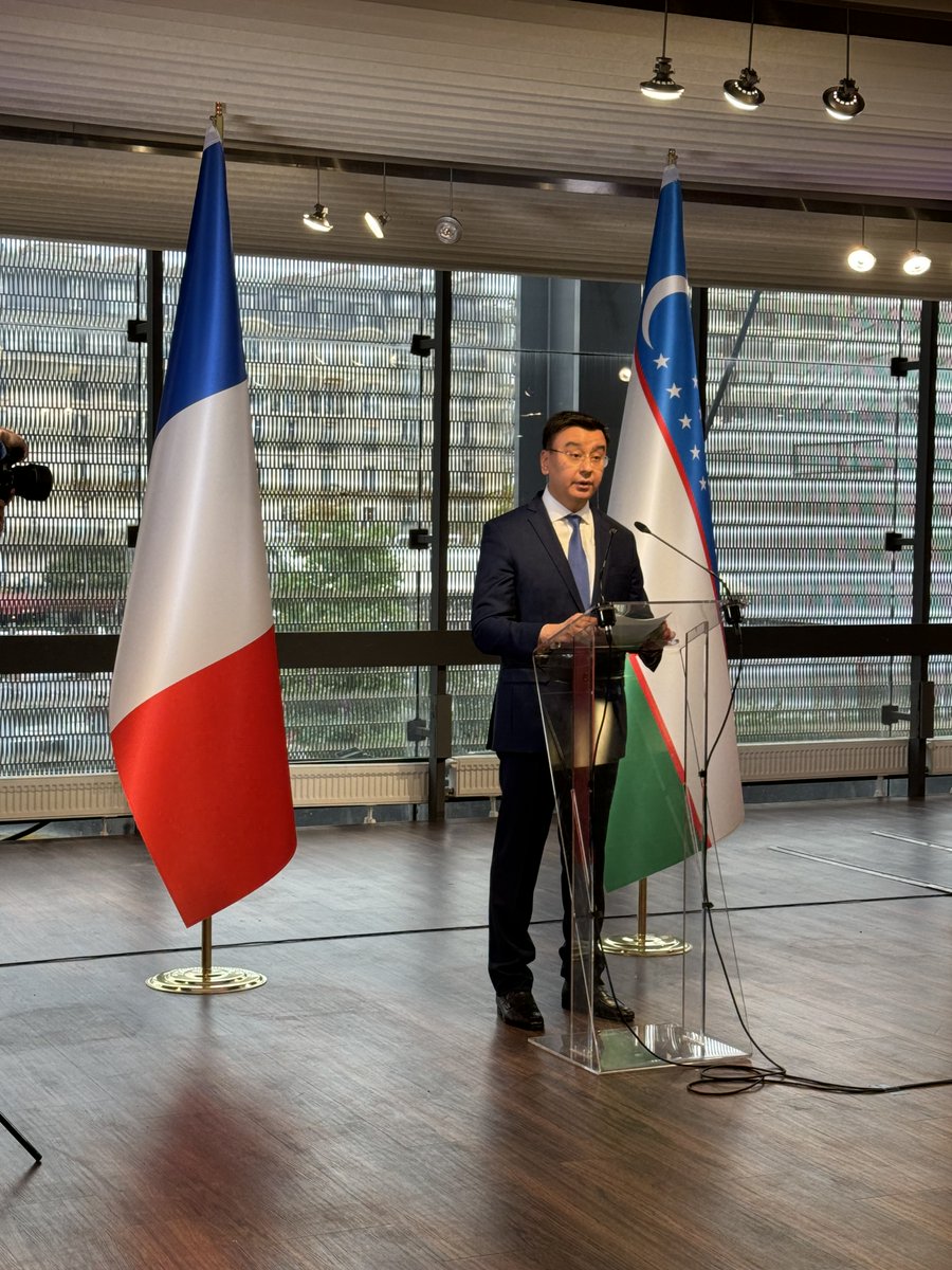 StanovkinSergey's tweet photo. #ToParisOnBusiness By sponsoring the reception for the opening of the #TopResa #travel show in #Paris, #Uzbekistan was able to reach out to the professional community in the most favorable setting. #NotOnlyMyTopic https://t.co/fLCr1gjkXY