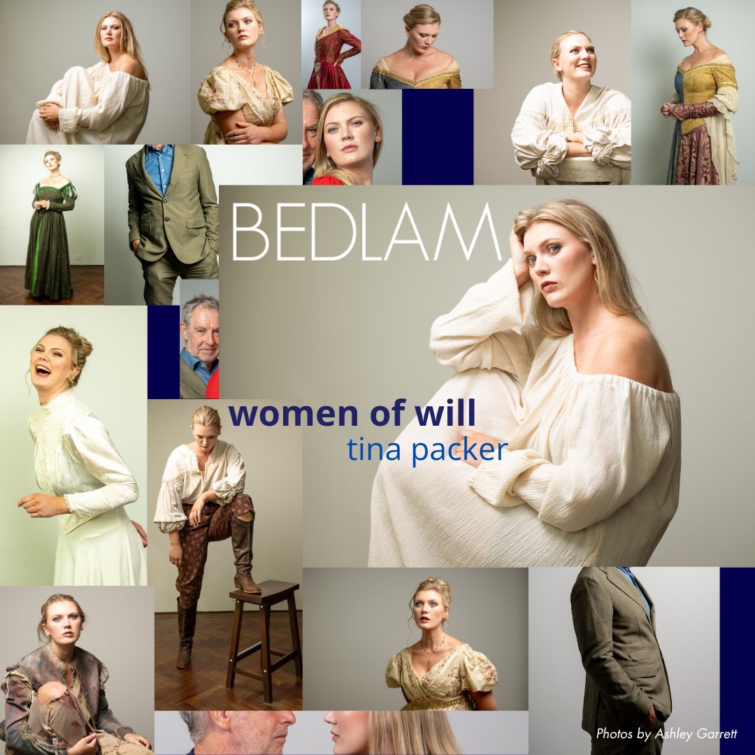 BEDLAM is diving into Shakespeare’s female characters. 9/28-10/20 at the West End Theatre!
Bedlam.org ⬆️ to secure your seat to TINA PACKER’S Women of Will directed by Eric Tucker.

With Ella London &amp; Nigel Gore
Photos by Ashley Garrett