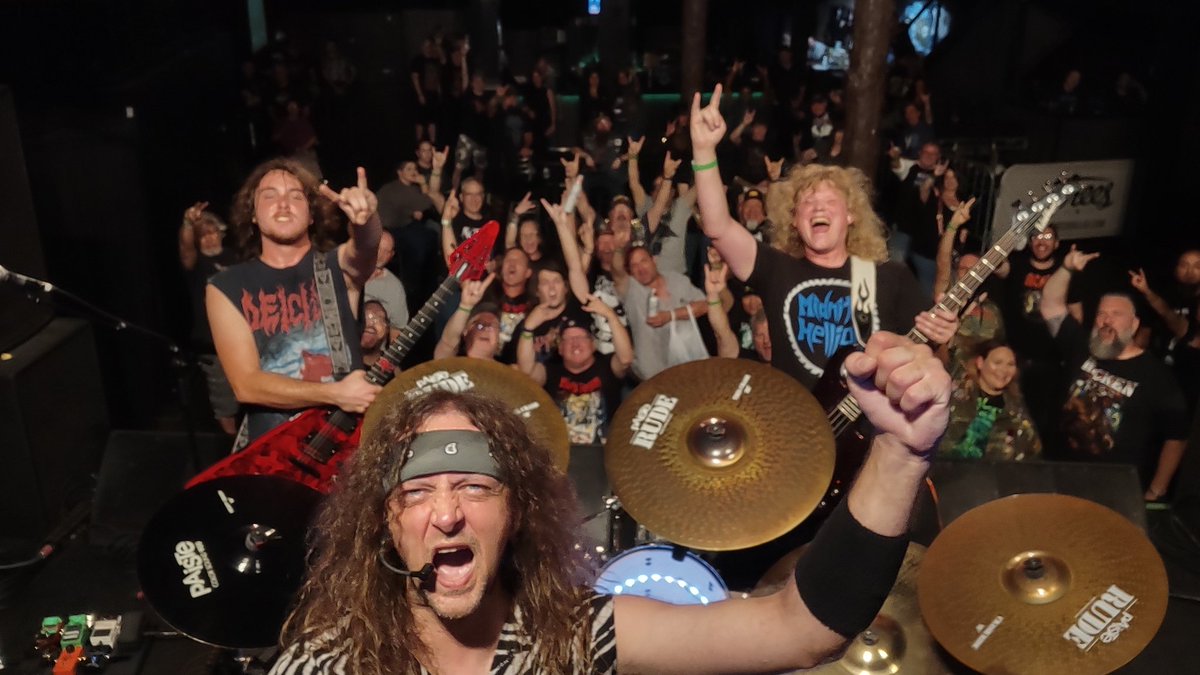 MIDNITE HELLION (@midnitehellion) on Twitter photo Trees, oh what a night, thank you!! It's time, El Paso, and it's Rich's birthday too!! Night 7 of the @udoofficial and @midnitehellion North American tour, tonight at Rockhouse Bar & Grill!!
.
#MidniteHellion #MidniteHellionBand #UDO #Dirkschneider #TourLife #OnTour #MetalTour Trees, oh what a night, thank you!! It's time, El Paso, and it's Rich's birthday too!! Night 7 of the @udoofficial and @midnitehellion North American tour, tonight at Rockhouse Bar & Grill!!
.
#MidniteHellion #MidniteHellionBand #UDO #Dirkschneider #TourLife #OnTour #MetalTour