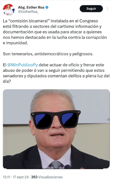 Rocio_La_Negra's tweet photo. "Nos hemos des$$$tacado en la lucha contra la corrupción" he´imi https://t.co/ET2vAP4scv
