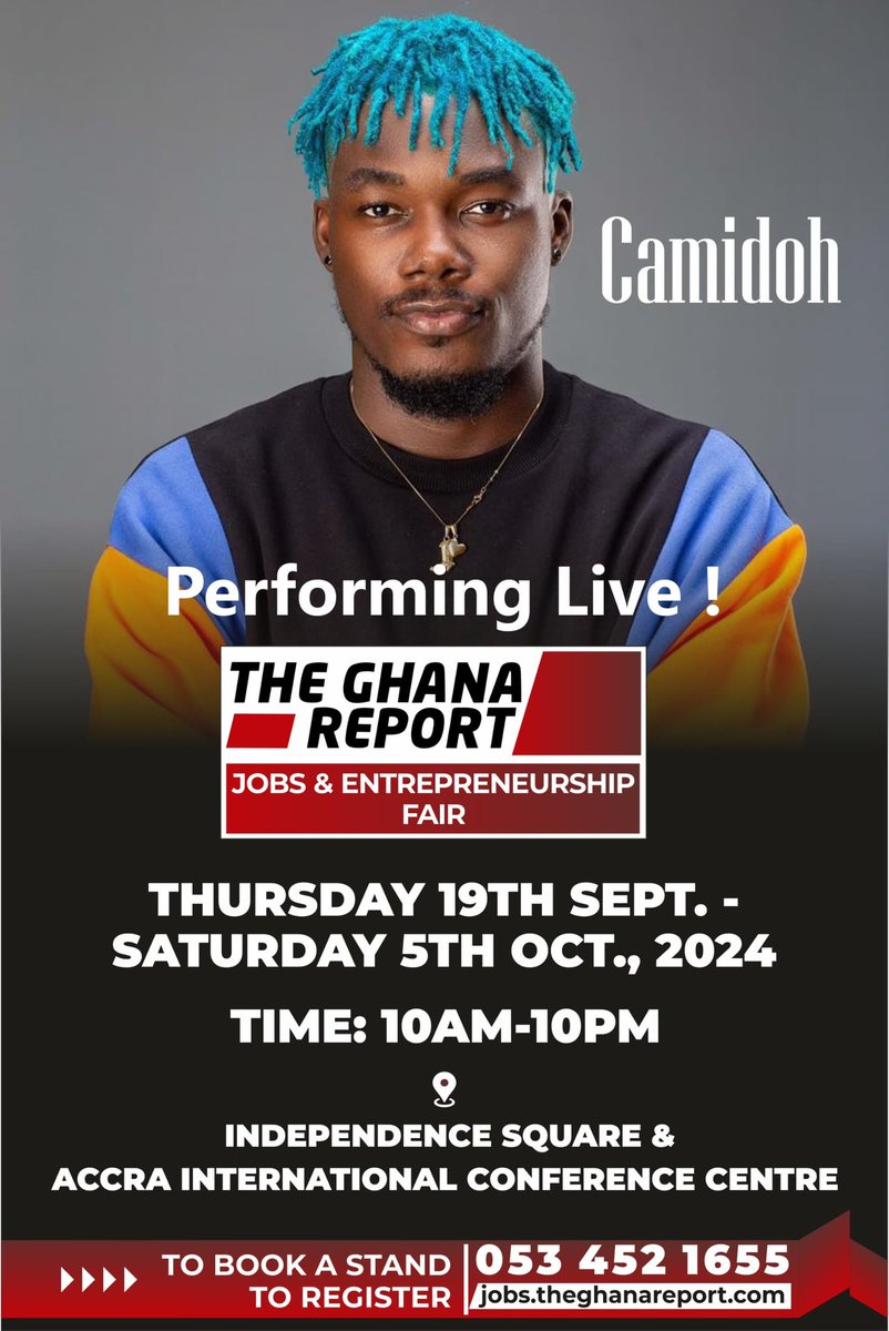 #GhanaJobsFair 
#YouthEntrepreneurship2024