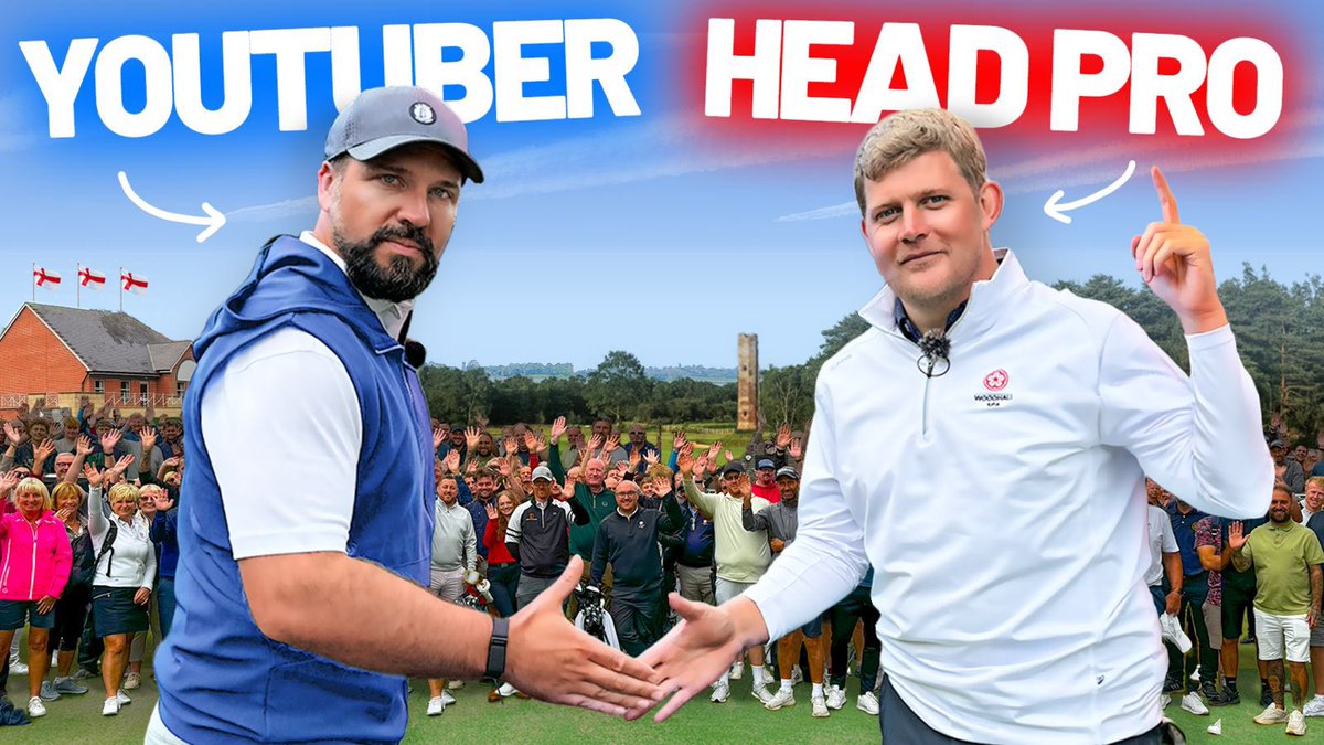 NEW VIDEO 🏌🏽‍♂️

I challenged a HEAD PRO at HIS OWN course (£1000 MATCH) | Ep.1 England 

Watch HERE 👇🏼
youtu.be/_0h-mOxKThk?si…