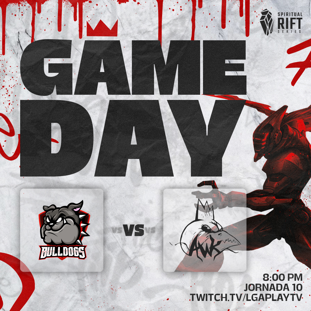 BullDogs 🐶🇻🇪 (@teamcareperros) on Twitter photo Décima jornada de la #SRS
🆚<a href="/Arawakesports/">Arawak Esports</a>
⏰Nos vemos hoy a las 8:00 pm por el canal de twitch de la <a href="/LGAplay/">LGAPlay - Esports Venezuela 🇻🇪</a>
twitch.tv/lgaplaytv Décima jornada de la #SRS
🆚<a href="/Arawakesports/">Arawak Esports</a>
⏰Nos vemos hoy a las 8:00 pm por el canal de twitch de la <a href="/LGAplay/">LGAPlay - Esports Venezuela 🇻🇪</a>
twitch.tv/lgaplaytv