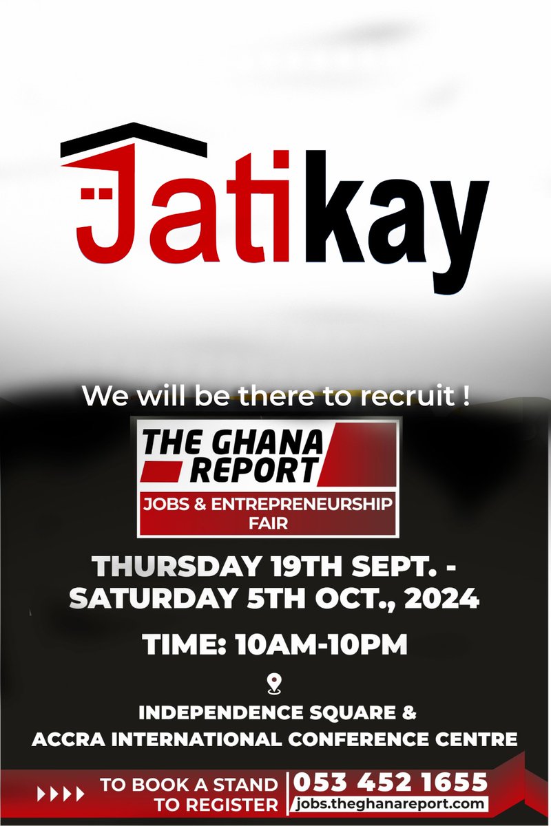 #GhanaJobsFair 
#YouthEntrepreneurship2024