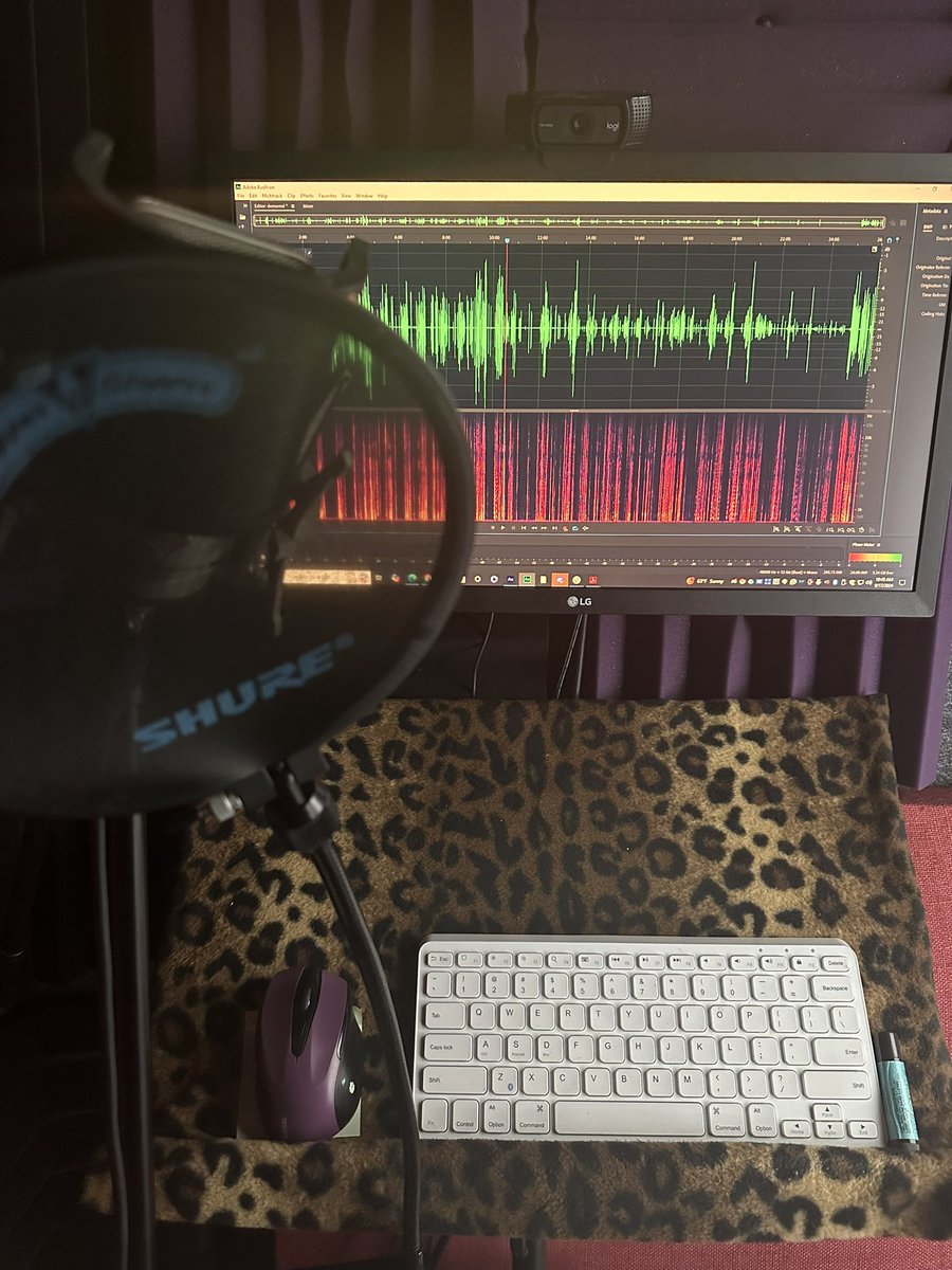 Bonnie Marie Williams (@vo_superhero) on Twitter photo First demo recording session in the new space = ✅ So excited for you all to hear what <a href="/ThomasHalle13/">Thomas Halle</a> has cooked up for this one 💥 🎙️ First demo recording session in the new space = ✅ So excited for you all to hear what <a href="/ThomasHalle13/">Thomas Halle</a> has cooked up for this one 💥 🎙️