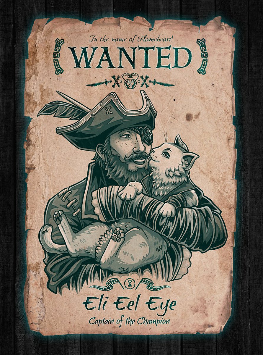 martii_art's tweet image. These pirates have bothered the Reapers' for too long and the flame must now consume them! 🔥But the Servants of Flame better tread carefully, or they might just get scorched themselves by this duo!
Wanted posters for @EliEelEye & @MiddyMidMid 💜
#SeaOfThieves