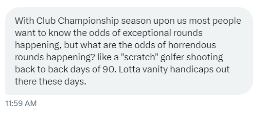 Lou Stagner (Golf Stat Pro) tweet media