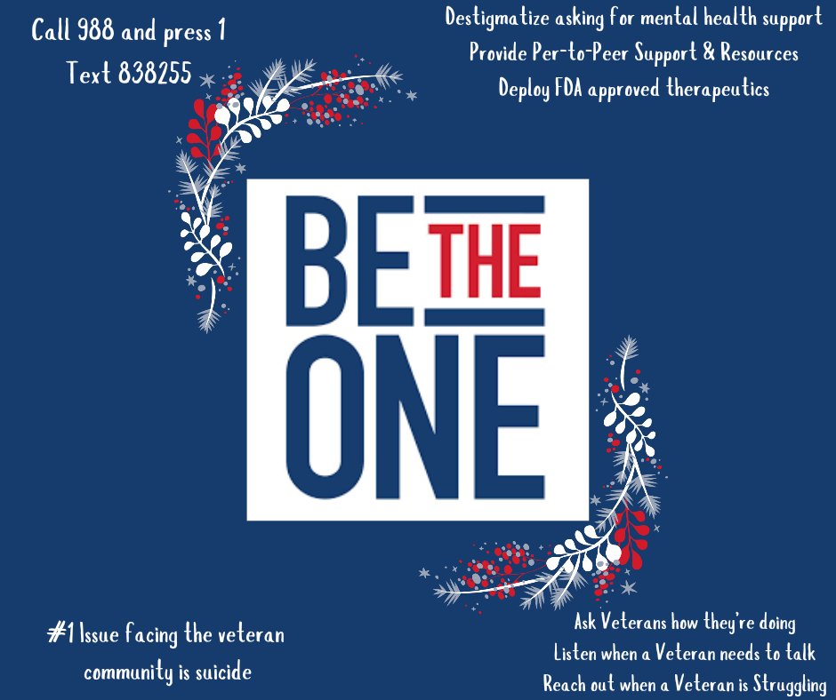 ALAUnit26CT's tweet image. Today, the No. 1 issue facing the veteran community is suicide. The program will destigmatize asking for mental health support, provide peer-to-peer support and resources, and educate everyone on how they can Be the One.
