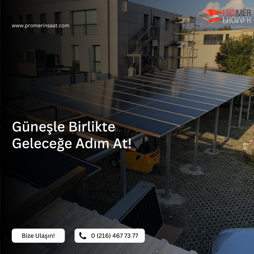 Promer olarak, güneş enerjisinin gücünü sizlere sunuyoruz. Çevreye duyarlı, ekonomik ve sürdürülebilir çözümlerle geleceği bugünden inşa ediyoruz. 🌞💡 #GüneşEnerjisi #Güneş #YeşilEnerji #Gelecek #Promer