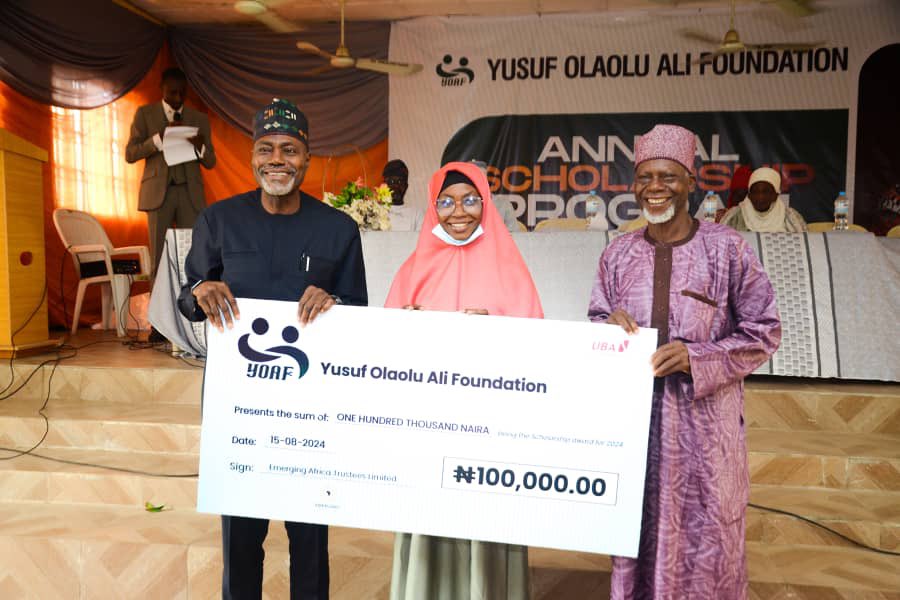 Yusuf Olaolu Ali Foundation tweet media