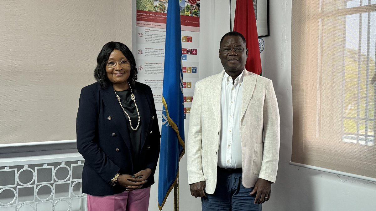 FAO au Maroc (@faomaroc) on Twitter photo 🌍🤝Rencontre entre Dr. Rose Mwebaza, Directrice Régionale de l'<a href="/UNEP/">UN Environment Programme</a> pour l'Afrique et Dr. <a href="/JSenahoun/">Jean Senahoun</a>, Représentant de la <a href="/FAOMaroc/">FAO au Maroc</a>, ainsi que leurs équipes techniques, pour explorer de nouvelles opportunités de collaboration 🌍🤝Rencontre entre Dr. Rose Mwebaza, Directrice Régionale de l'<a href="/UNEP/">UN Environment Programme</a> pour l'Afrique et Dr. <a href="/JSenahoun/">Jean Senahoun</a>, Représentant de la <a href="/FAOMaroc/">FAO au Maroc</a>, ainsi que leurs équipes techniques, pour explorer de nouvelles opportunités de collaboration