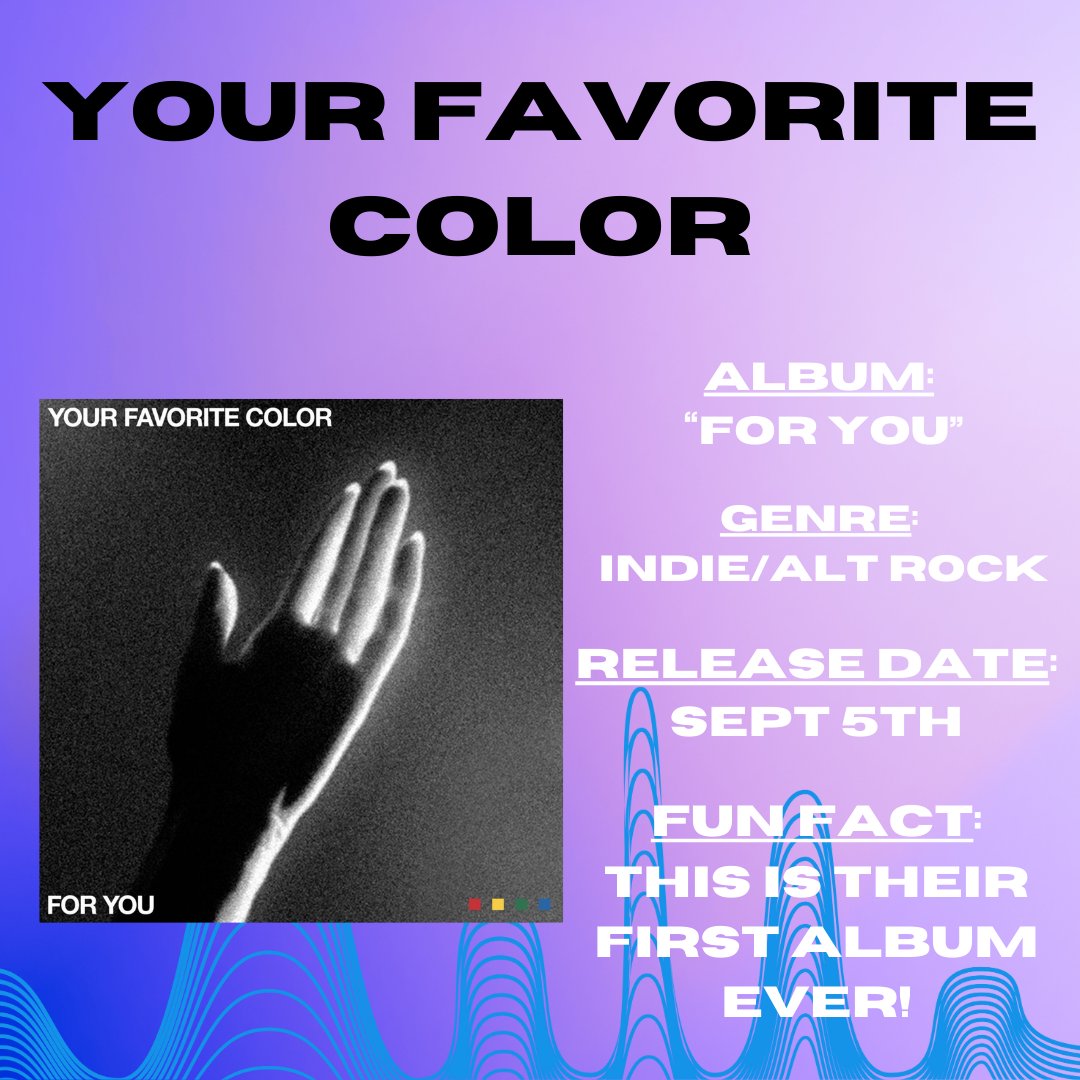 soundsgoodBOS's tweet image. Happy Tuesday Boston! If you're looking for some #newmusic to switch up your week check out this brand new #indie band, @yfctheband! If you love #Dayglow or #Coin you'll love their new album #ForYou! Check it out here: orcd.co/krdr4px #newmusic #orchardambassador
