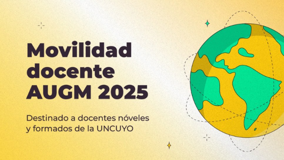 📢 Se abre la convocatoria de movilidad docente e investigadores 2025 del programa ESCALA AUGM 🌍✈️ No te pierdas la oportunidad de formarte en universidades miembro de la red. 
Cierra el 28/10 #MovilidadDocente <a href="/AUGMoficial/">Asociación de Universidades Grupo Montevideo</a> <a href="/UNCUYO/">UNCUYO</a> 
uncuyo.edu.ar/relacionesinte…