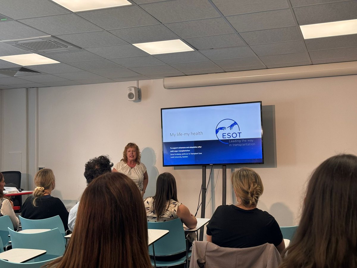Hannah Maple (@transplantmaple) on Twitter photo It was a pleasure and a privilege to have <a href="/ForsbergAnna/">Anna Forsberg</a> deliver a workshop for the My Life, My Health project as part of our regional audit meeting today <a href="/GSTTnhs/">Guy's and St Thomas'</a>
<a href="/ESOTtransplant/">ESOTtransplant</a> @KessarisN <a href="/CDudreuilh/">CarolineDudreuilh</a> It was a pleasure and a privilege to have <a href="/ForsbergAnna/">Anna Forsberg</a> deliver a workshop for the My Life, My Health project as part of our regional audit meeting today <a href="/GSTTnhs/">Guy's and St Thomas'</a>
<a href="/ESOTtransplant/">ESOTtransplant</a> @KessarisN <a href="/CDudreuilh/">CarolineDudreuilh</a>