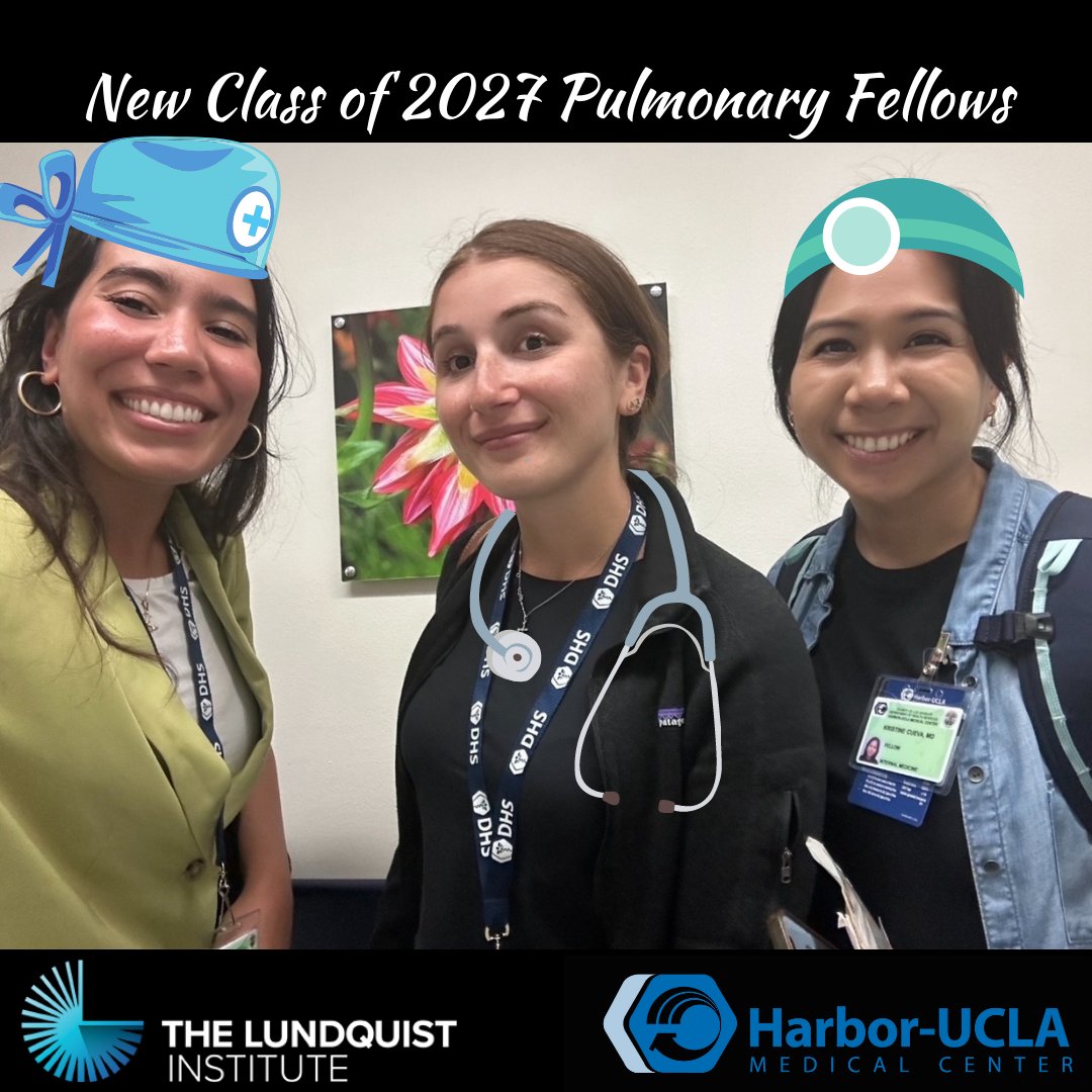 We are thrilled to announce that our Pulmonary Critical Care Fellowship Program at Harbor-UCLA Hospital has welcomed three new fellows: Dr. Ghita Bouzarif, MD, Dr. Nicole Baghdasaryan, DO, and Dr. Kristine Cueva, MD. 

#Education #Medicine #Respiratory #HarborUCLA #wiSTEM