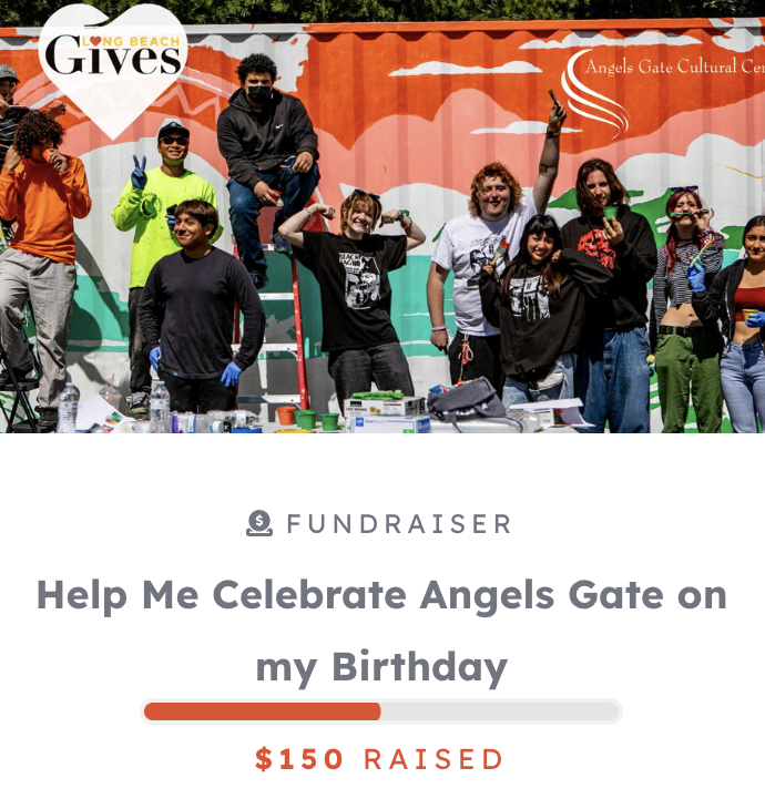 AngelsGateArt's tweet image. Will you help our peer fundraisers reach their goals today? Take a look at why they support AGCC at
linktr.ee/AngelsGateArt

Help us keep the momentum going by sharing  💛❣️💛 

@longbeachgives #longbeachgives #angelsgateculturalcenter #artseducation #artmatters #onlinegiving
