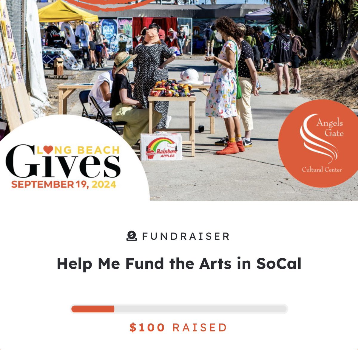 AngelsGateArt's tweet image. Will you help our peer fundraisers reach their goals today? Take a look at why they support AGCC at
linktr.ee/AngelsGateArt

Help us keep the momentum going by sharing  💛❣️💛 

@longbeachgives #longbeachgives #angelsgateculturalcenter #artseducation #artmatters #onlinegiving