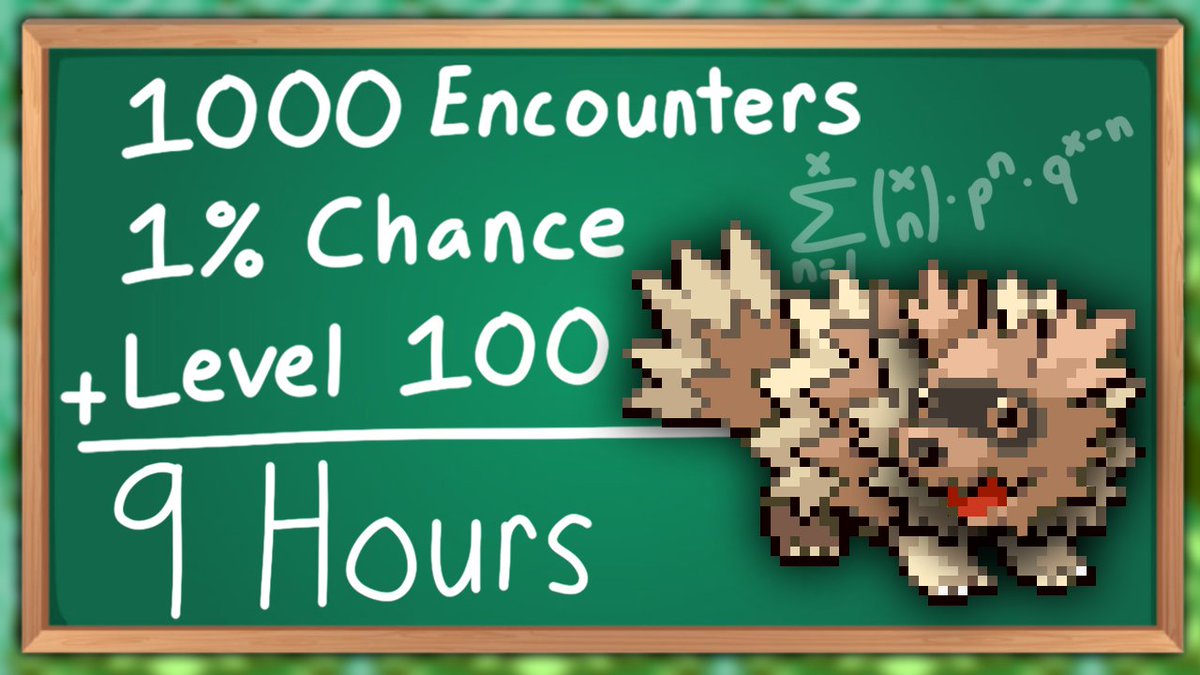 wake up, new vid just dropped

have you ever wondered if there was a pokemon speedrun that could push a man to his absolute limits? look no further than <a href="/ShenanaganSmash/">Shenanagans_______________________________________</a> &amp; zigzagoon

The Math Behind the Worst Pokémon Speedrun Ever Attempted

youtu.be/31iw60BnTpY