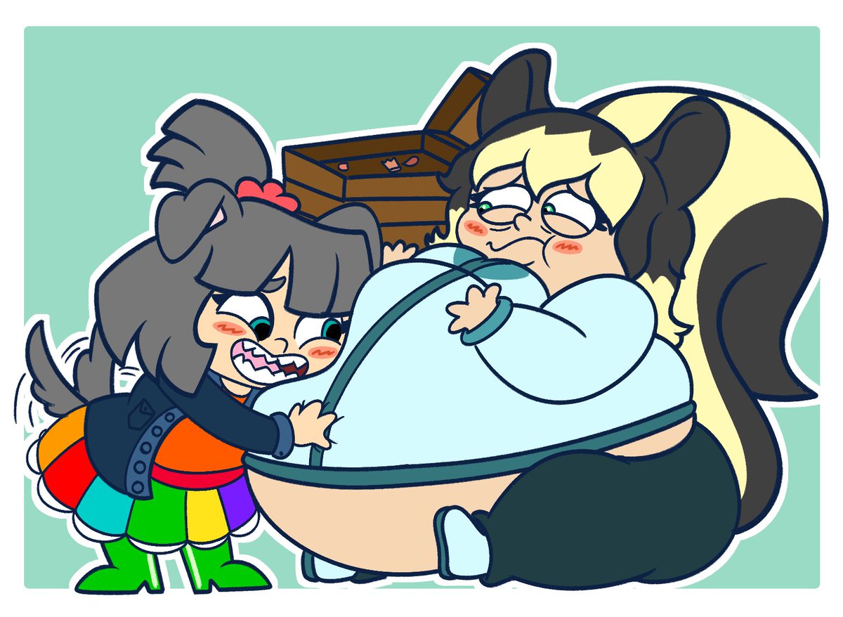 Another ych done for <a href="/NeonKitty64/">NeonKitty64 🔞 | Follow my DA</a> with their character Shera and <a href="/BunniStuffs/">🐰Bunny🔞</a> character Becky