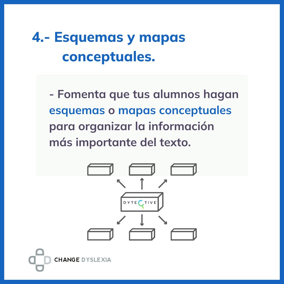 dytective_edu's tweet photo. 📝Con estas sencillas adaptaciones facilitarás la #lectura y la #comprensión de todos tus alumnos. 
¡Ponlo en práctica y observa los resultados!

📩info@changedyslexia.org

#Dytective #Changedyslexia #ComprensiónLectora #RecursosParaProfesores #RecursosParaElAula #VueltaAlCole https://t.co/uKDhImCEnx
