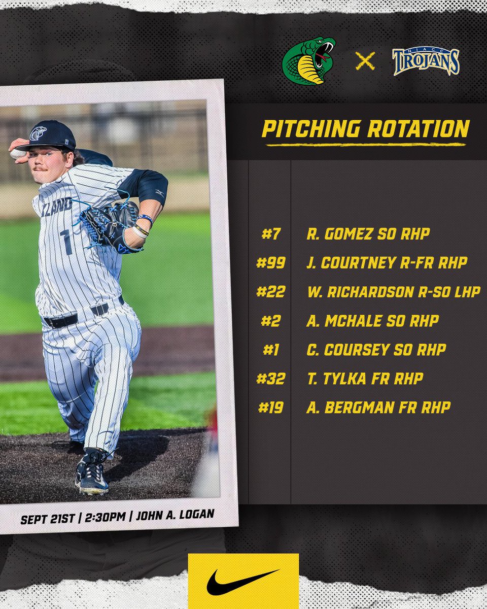 Parkland Baseball (@cobra_baseball) on Twitter photo Pitching Rotations for this Saturday’s games at <a href="/DingerJUCO/">Dinger JUCO Showcase</a> showcase
🆚 Rock Valley College
⏰ 11:45 AM
📍 John A. Logan
🆚 North Iowa Area CC
⏰ 2:30 PM
📍 John A. Logan
📊 web.gc.com/teams/XFPME6Nr…
#Cobras🐍 Pitching Rotations for this Saturday’s games at <a href="/DingerJUCO/">Dinger JUCO Showcase</a> showcase
🆚 Rock Valley College
⏰ 11:45 AM
📍 John A. Logan
🆚 North Iowa Area CC
⏰ 2:30 PM
📍 John A. Logan
📊 web.gc.com/teams/XFPME6Nr…
#Cobras🐍