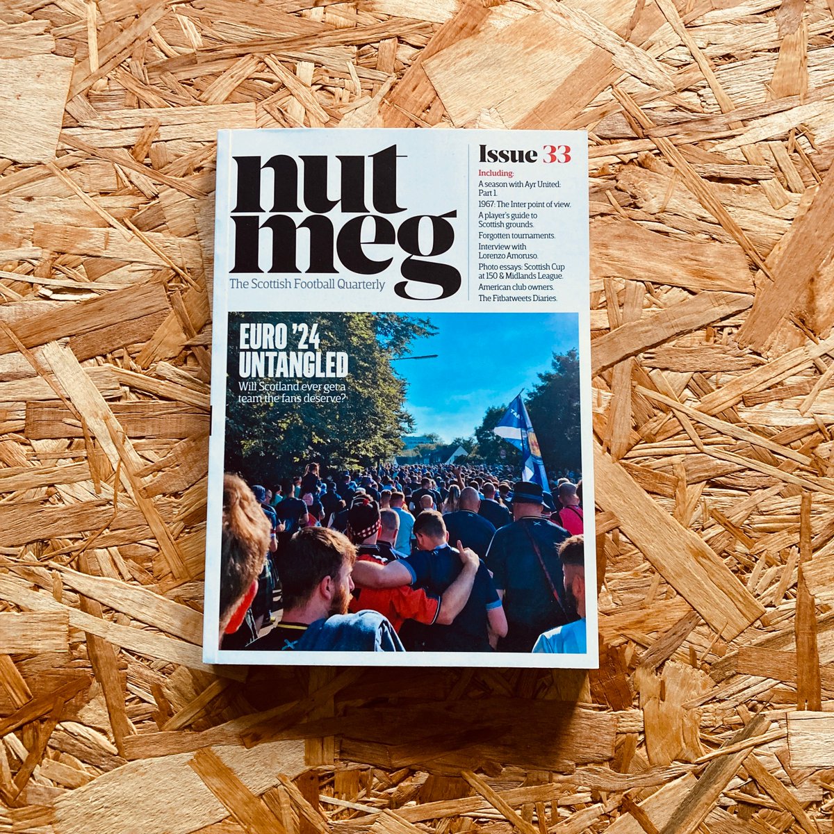 𝐍𝐄𝐖 | <a href="/NutmegMagazine/">NutmegMagazine</a> #33

Latest issue of this Scottish quarterly feat. @StephenWattPoet <a href="/dfr10/">david f ross</a> <a href="/reeceymullen/">Reece Mullen</a> <a href="/thelatedave/">David Pollock</a> <a href="/GorskiPark/">Simone Pierotti</a> <a href="/edhodgesport/">Ed Hodge</a> <a href="/mershdoes/">Chris Marshall</a> <a href="/mcgowan_stephen/">stephen.mcgowan</a> <a href="/hailhailhistory/">Hail Hail History 🍀</a> <a href="/TrueColoursKits/">John Devlin</a> <a href="/fitbatweets/">FITBATWEETS</a> <a href="/LiamGrimshaw12/">Liam Grimshaw</a> + more 

🛒 stanchionbooks.com/collections/nu…