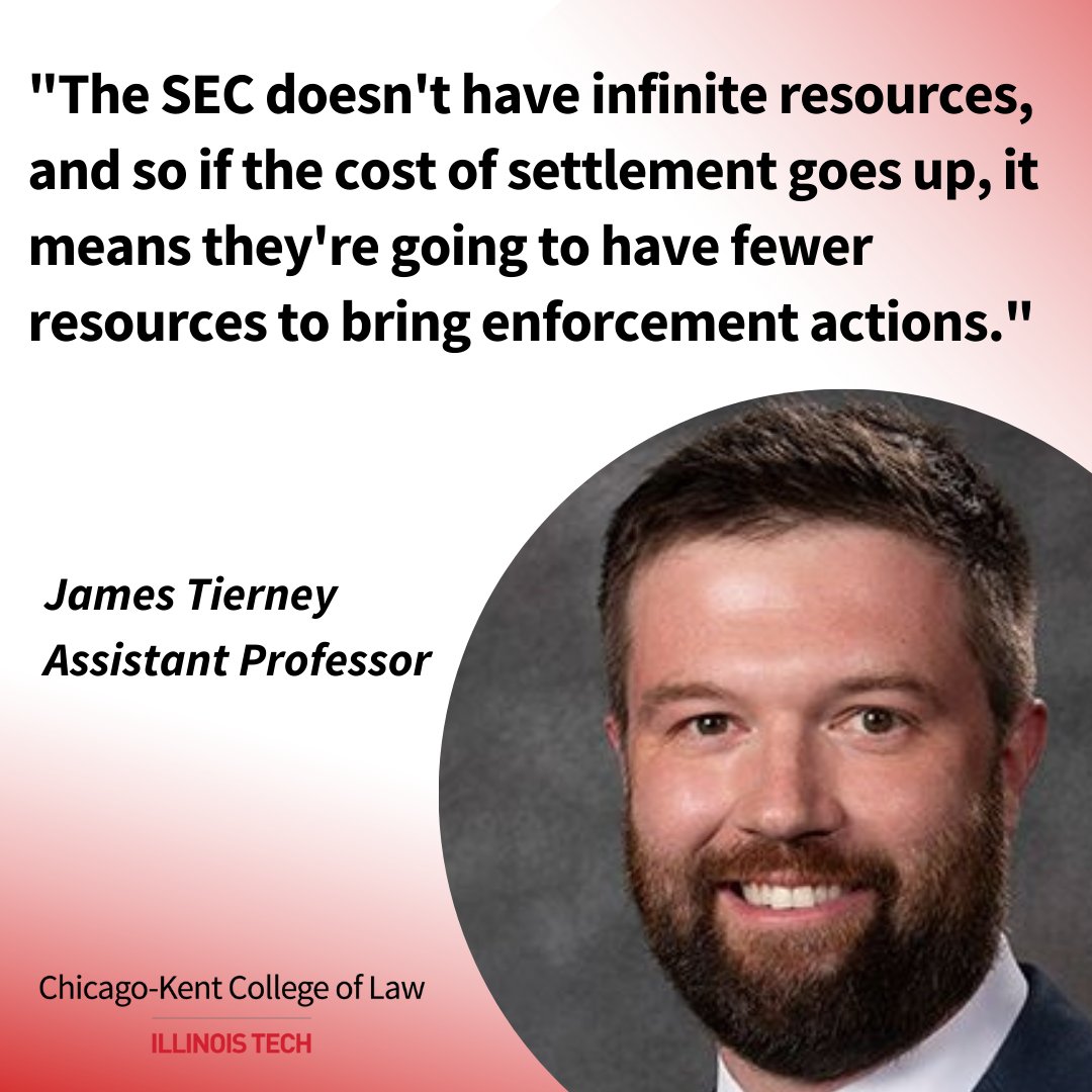 ChicagoKentLaw's tweet photo. The Supreme Court’s ruling in *SEC v. Jarkesy* could reshape federal agency power. Assistant Professor James Tierney discusses its impact on the SEC and beyond. Discover the implications for the regulatory landscape in this in-depth analysis: https://t.co/GakrV2VDhq
#ChicagoKent https://t.co/PZMTJoInZN