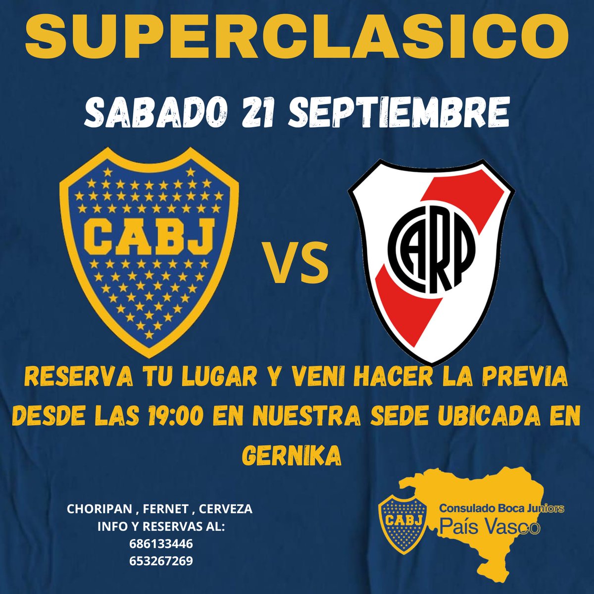 CONSULADO BOCA JRS PAIS VASCO tweet media