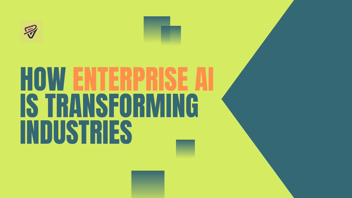 EnvisionTechAI's tweet image. How Enterprise AI is transforming business:

🔹 Banking: Real-time fraud detection 💳 
🔹 Insurance: Faster claims 🛡️ 
🔹 Public Sector: AI chatbots 🏛️ 
🔹 Telecom: Reliable networks 📞 
🔹 Customer Experience: 24/7 support 🛍️

Explore with EnvisionTechAI! 🚀
 #EnterpriseAI