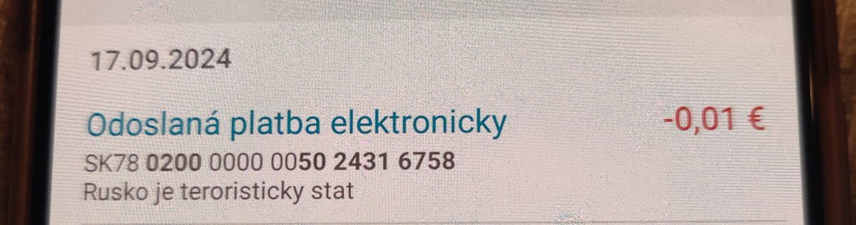 WTF!?! I just learned that in eastern Slovakia, there is a village called Smilno where the mayor has started a fundraiser for ruSSians with an unbelievable justification, talking about Bandera and so on.

Let's bonk this fundraiser with 1 cent donation so that the fees kills it.