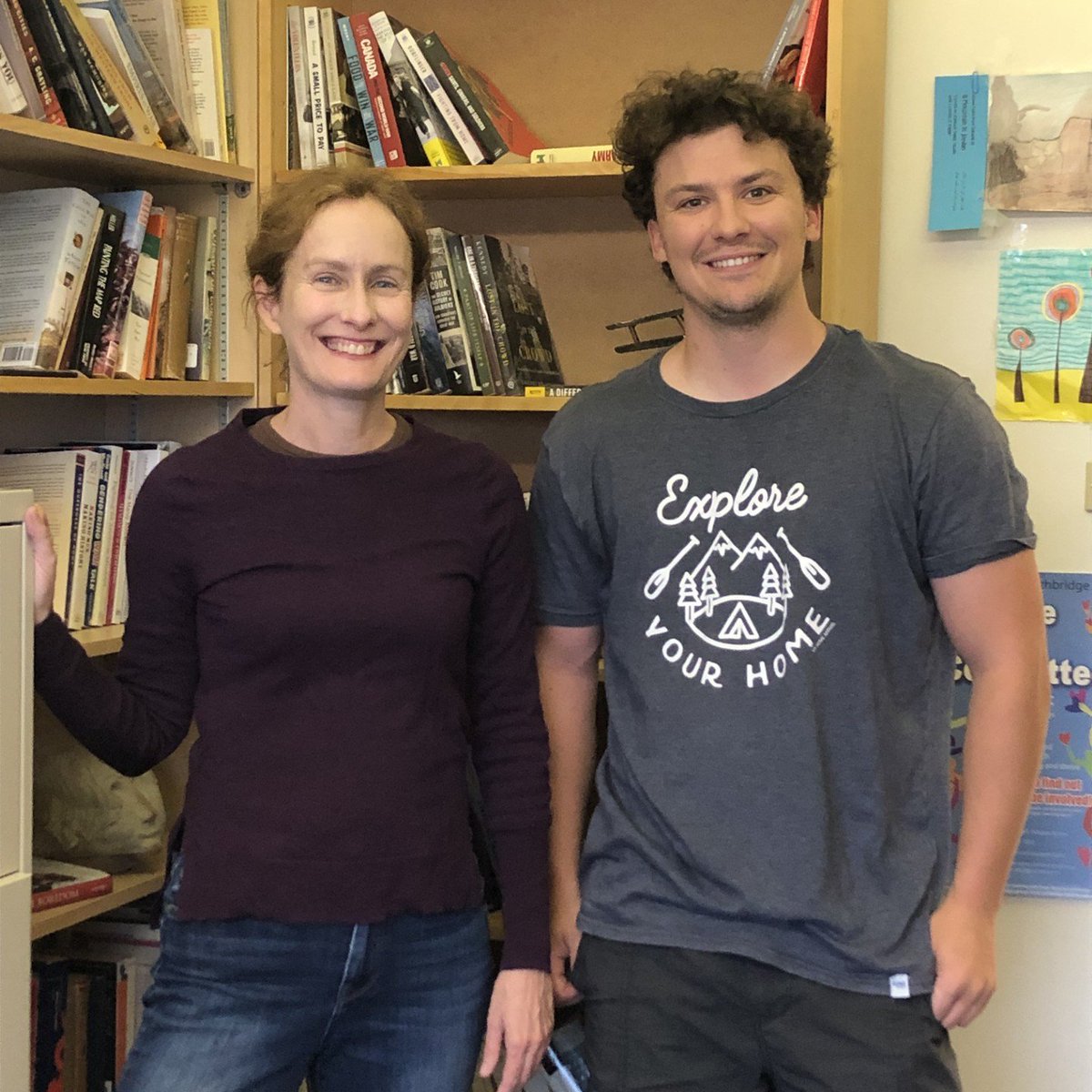 Congratulations to Jaxson Overacker (with Dr. Amy Shaw), the recipient of the UELAC Prize in History for being the top student in Pre-Confederation Canadian history last year!
And many thanks to the United Empire Loyalists' Association (Calgary Branch) for donating this award.