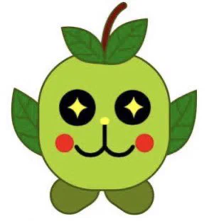 Sarunasshi, a mix of a monkey head and a kiwifruit, is a mascot from the town of Karumai in Iwate, Japan. 