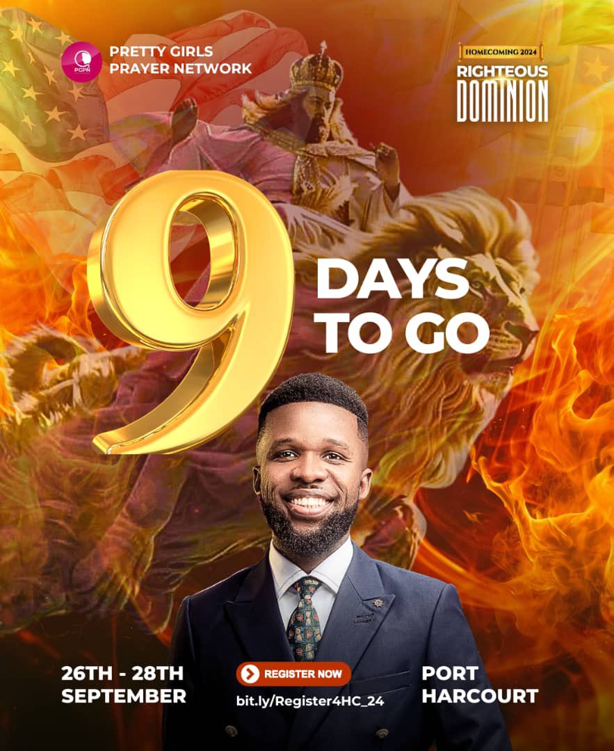 LFGMGlobal's tweet photo. 9 days left🔥

Join Minister Wealth and other anointed ministers of God to worship this Homecoming 2024.

Rekindle Your Flame! Join us for Home Coming 2024 and reignite your passion for God, community, and service.

Register now
https://t.co/iLueTkBeEC https://t.co/pIfl4tGemE