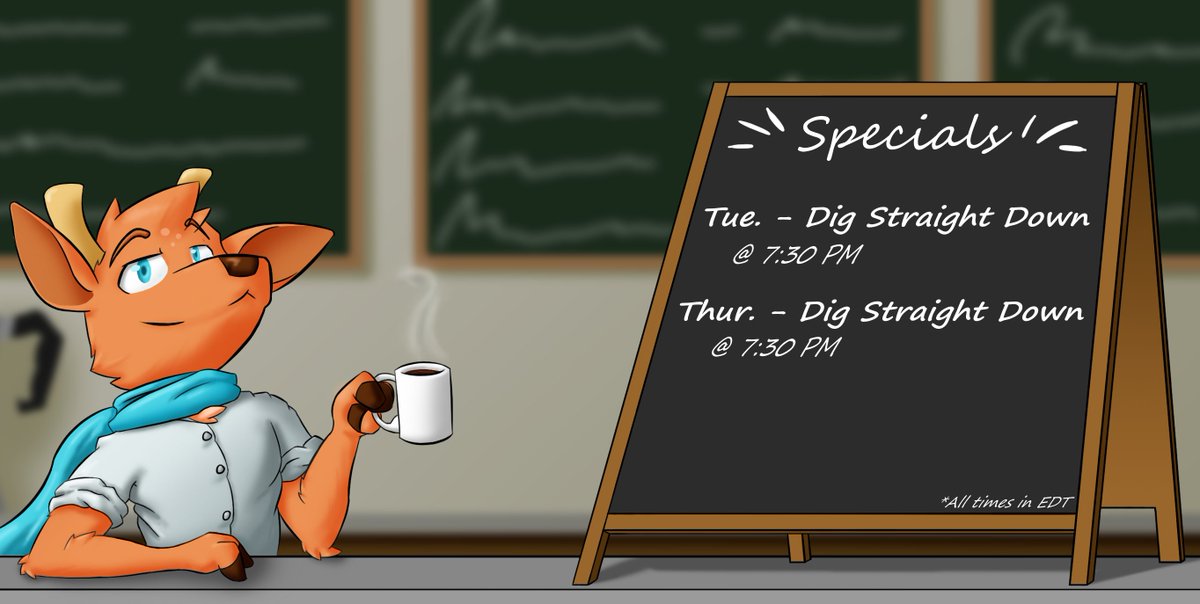 The digging continues! Some folks are close to wrapping up their challenges this week, so we might see some of those on stream! Here's the schedule for this week: