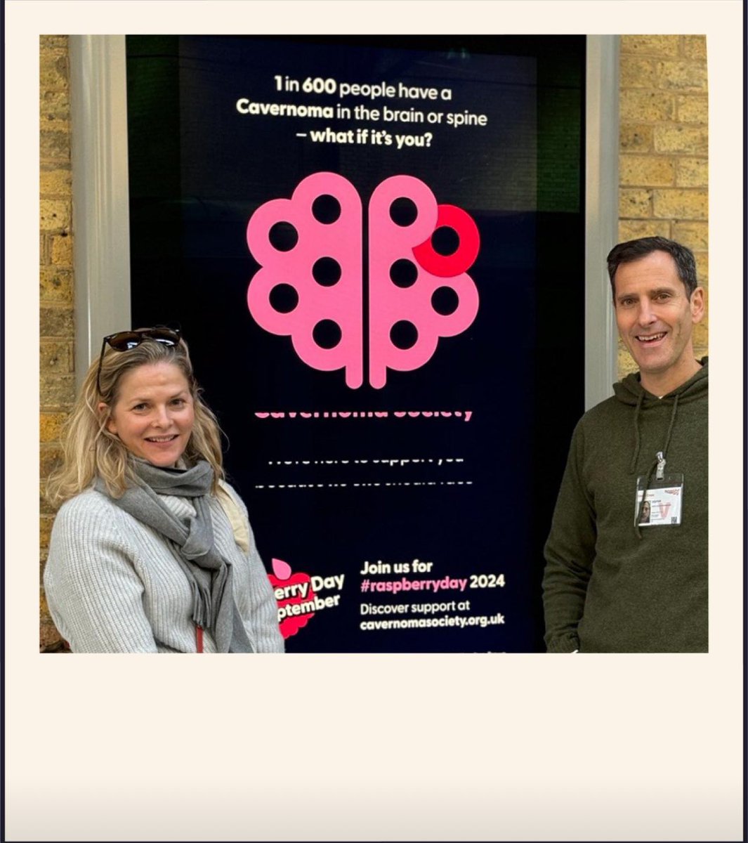 TheCavernomaSoc's tweet image. #RaspberryDay billboards #spotted at #KingsCross, #Chelmsford (at our Cavernoma meet-to today), #Brighton, and #Belfast! Over 1,000 left to find! Which one will you spot? #billboardsearch #cavernoma #awareness #awarenessday