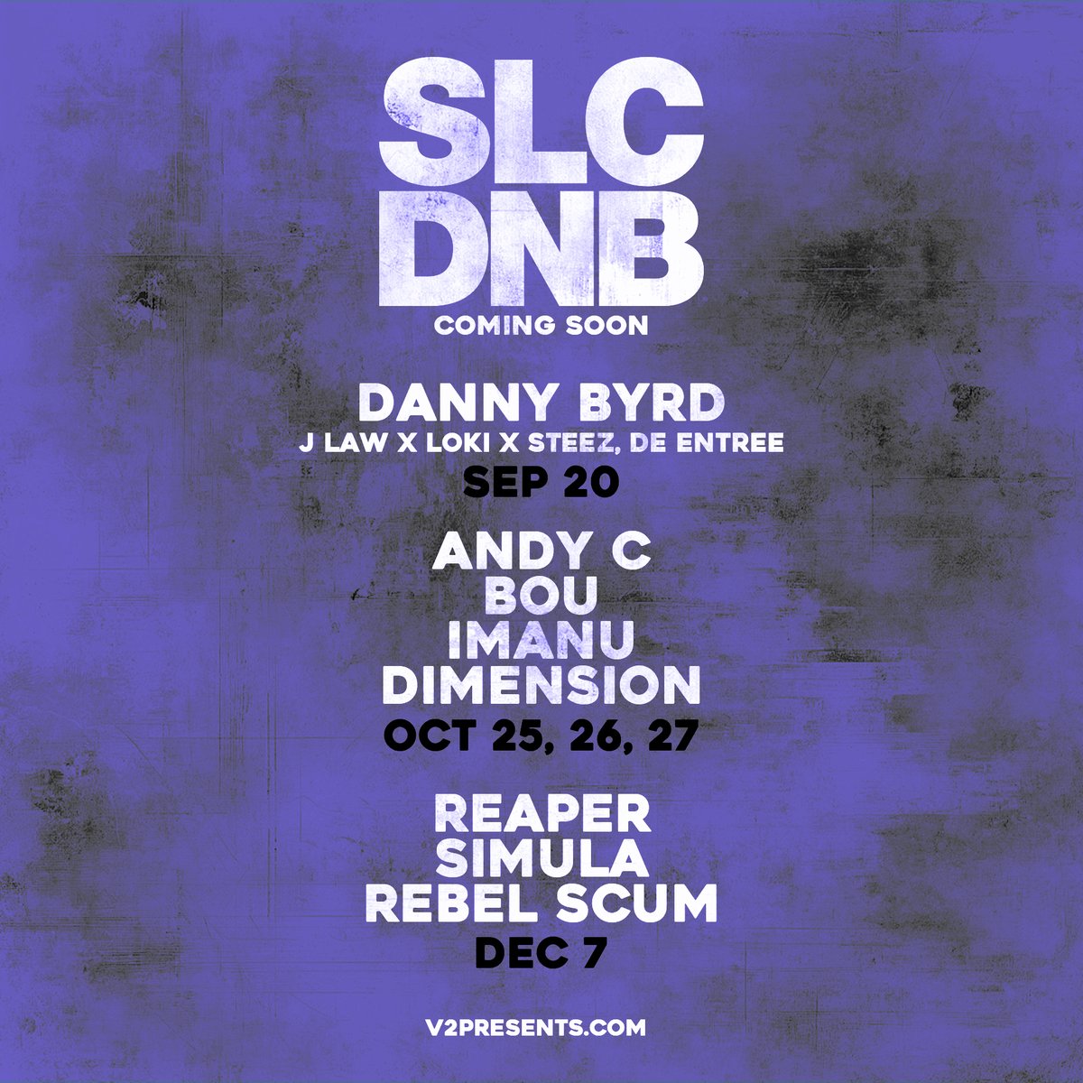 It's been just under a year since his debut Salt Lake City performance, and <a href="/danny_byrd/">Danny Byrd</a> is back this Friday for a night of DNB with a J Law, Loki, and Steez b2b2b to get the party started!