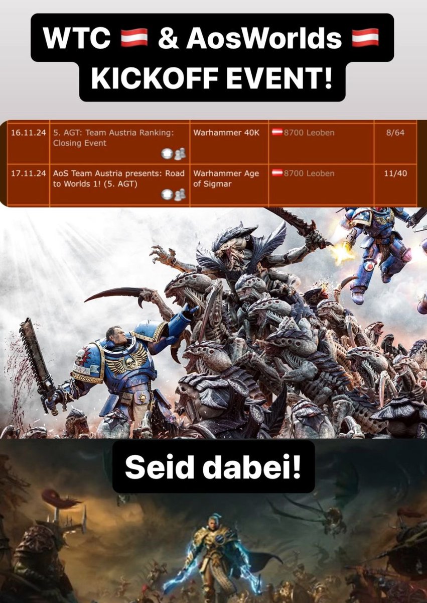 Our first training camp will take place on November 16th and a tournament on November 17th.
We look forward to seeing you there.
We are also looking forward to welcoming our colleagues from the 40K national team there. They will also be training there that weekend.