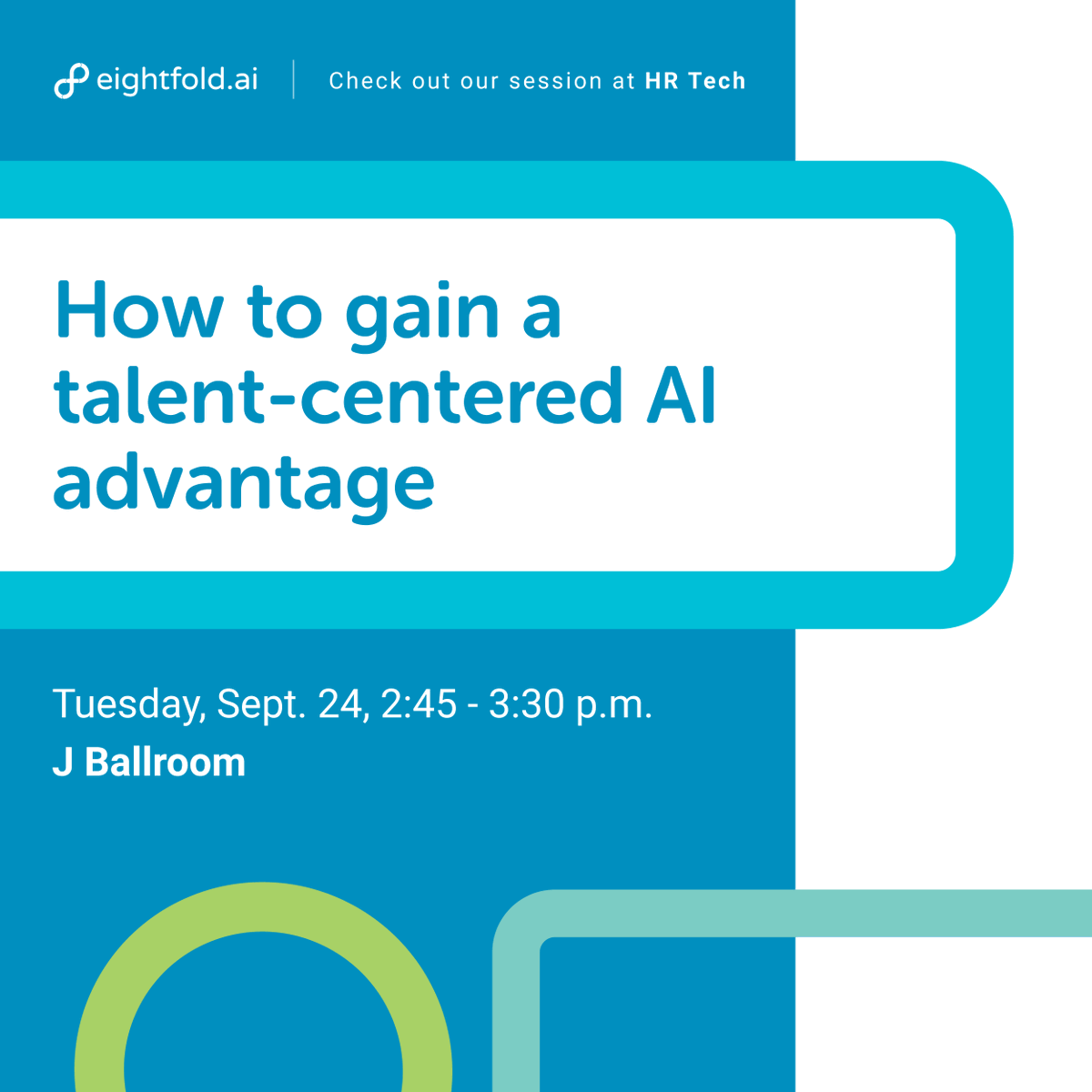 eightfoldai's tweet photo. Excited for #HRTechConf next week? If you’re in Vegas, don’t miss our session on 9/24 where we’ll explore how leading companies are leveraging AI to prioritize talent and drive success. 📈 Take a look at all our sessions here: https://t.co/vhl2A5MKt7

#AI #FutureOfWork https://t.co/FJFBMHVYlN