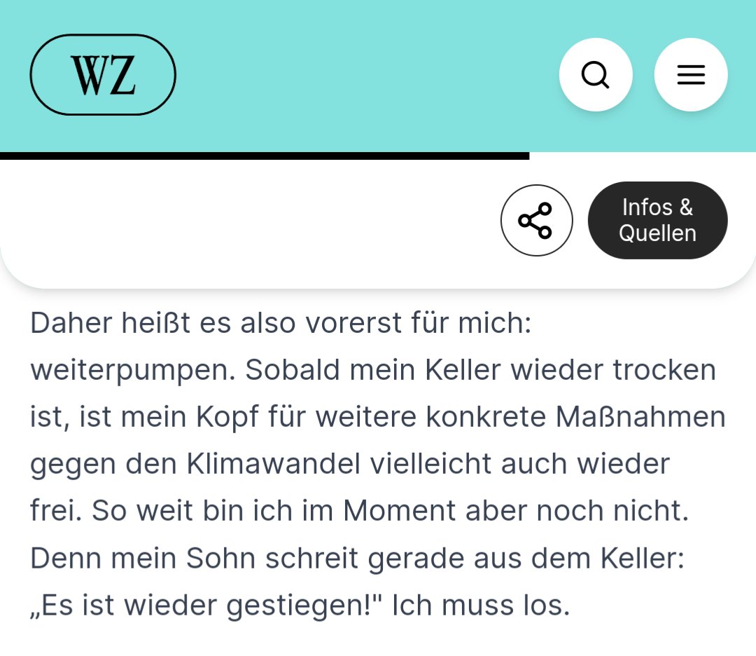 Sebastian Pumberger (@spumber) on Twitter photo Das Wasser kam langsam. Petras (<a href="/pet_temp/">Petra Tempfer</a> ) Keller füllte sich nach und nach, während oben der Home-Office-Laptop schwarz wurde. Was wenn die Katastrophe plötzlich einen selbst betrifft? Petra hat es aufgeschrieben.
wienerzeitung.at/a/mit-katastro… Das Wasser kam langsam. Petras (<a href="/pet_temp/">Petra Tempfer</a> ) Keller füllte sich nach und nach, während oben der Home-Office-Laptop schwarz wurde. Was wenn die Katastrophe plötzlich einen selbst betrifft? Petra hat es aufgeschrieben.
wienerzeitung.at/a/mit-katastro…