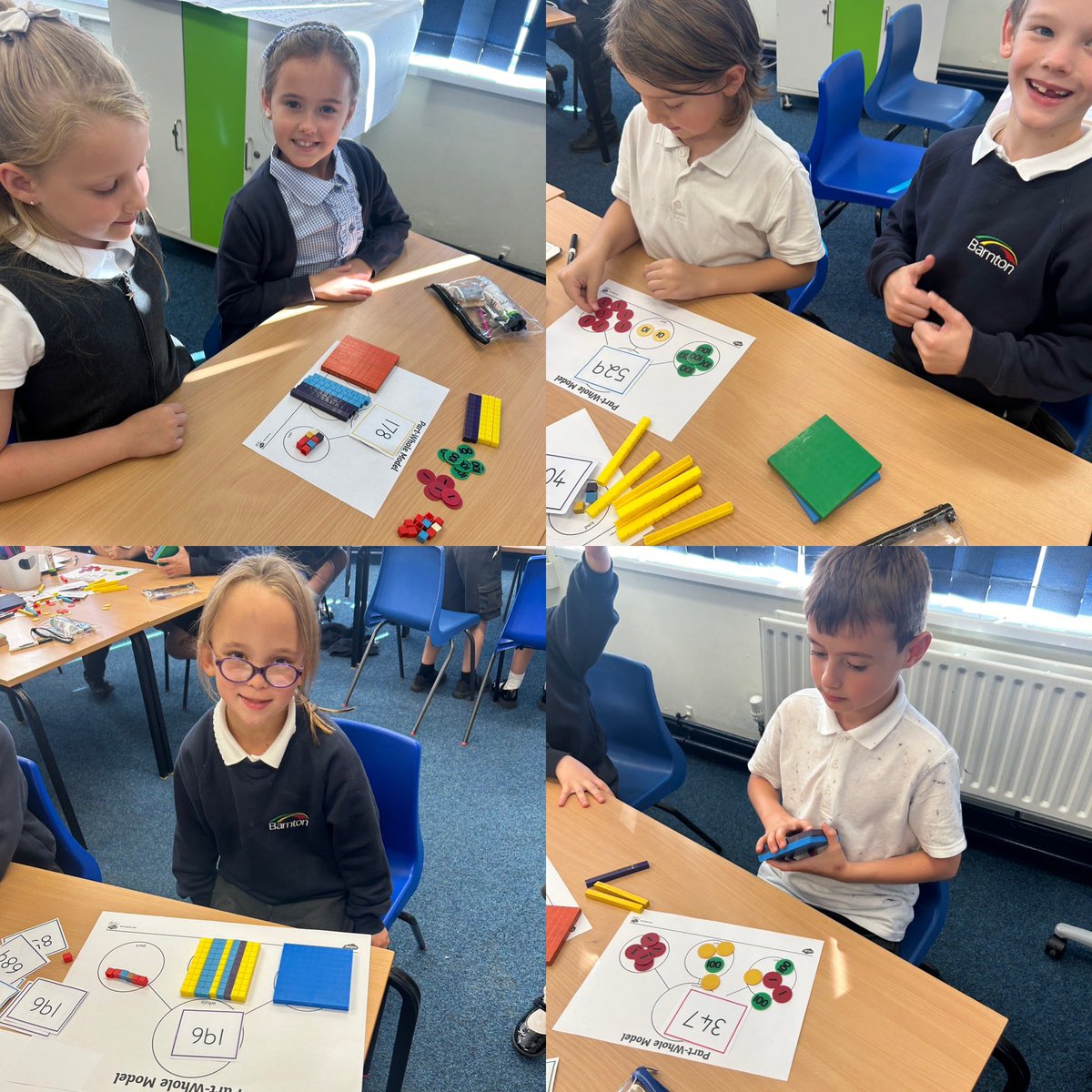 Today in Maths year 3 were partitioning numbers up to 1000 🤯 We then went on to flexible partitioning! I was so impressed with your skill year 3, well done!